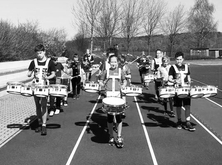 DrumLine bei der Probe